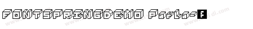 FONTSPRINGDEMO Parla字体转换